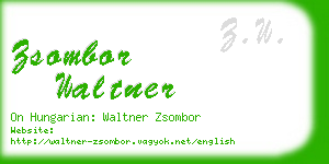 zsombor waltner business card